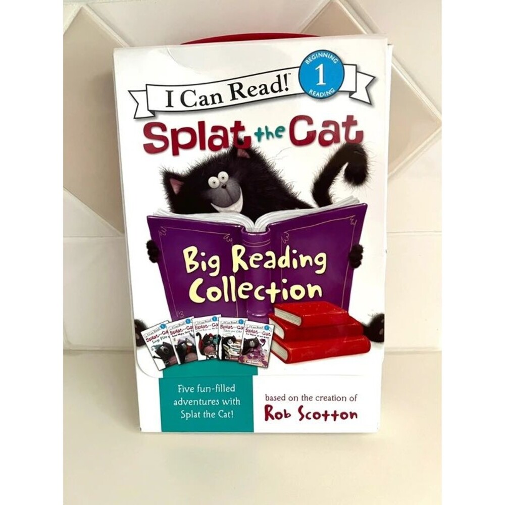 Splat the Cat Level 1 Big Reading Collection 5 Book Set